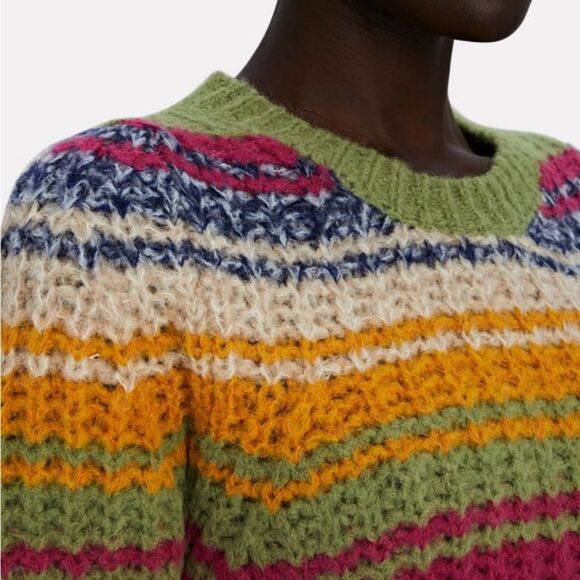 MOTHER Inset Puff-Sleeve Jumper Sweater - Picture 5 of 8